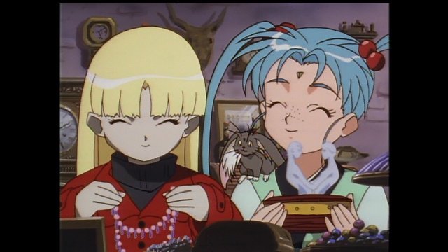 『新・天地無用!』6話。敵の3人目の幹部が登場し、遊戯と砂沙美が知り合う。動画を減らして省力化は仕方ないとして、佐久耶の 『新・天地無用!』6話。敵の3人目の幹部が登場し、遊戯と砂沙美が知り合う。動画を減らして省力化は仕方ないとして、佐久耶の