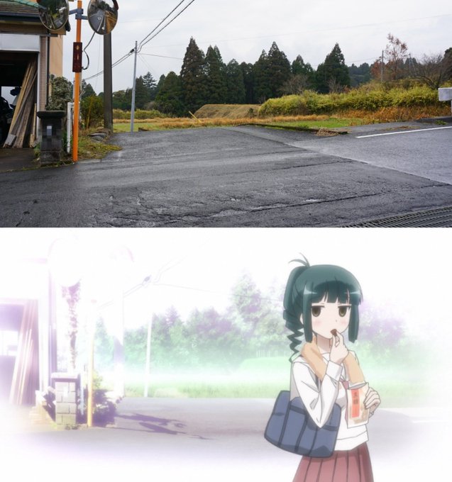 咲-Saki-全国編アニメにて永水女子の回想で出てきたカットも回収。このシーンのはるるホントよい。それと神宮の神楽殿と、 咲-Saki-全国編アニメにて永水女子の回想で出てきたカットも回収。このシーンのはるるホントよい。それと神宮の神楽殿と、