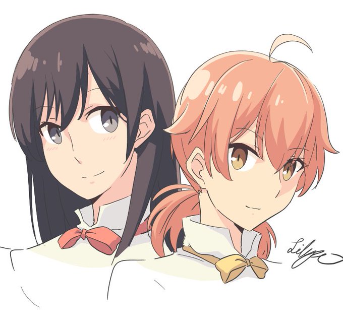 ラクガキ「やがて君になる」6巻まで読んだ記念流石にスタジオで百合ゆりした絵を描く勇気はなかった…百合はいいぞ…#やがて君 ラクガキ「やがて君になる」6巻まで読んだ記念流石にスタジオで百合ゆりした絵を描く勇気はなかった…百合はいいぞ…#やがて君