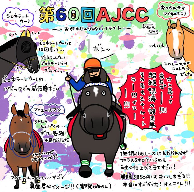 昨日のアメリカジョッキークラブカップを振り返り勝手にまとめる。改めて、シャケトラおめでとう。 昨日のアメリカジョッキークラブカップを振り返り勝手にまとめる。改めて、シャケトラおめでとう。