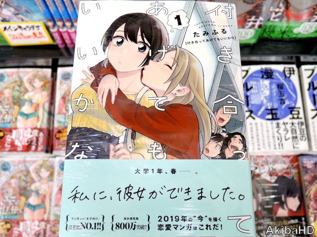 1月11日発売「付き合ってあげてもいいかな」1巻(漫画:たみふる氏)、2枚目ゲーマーズのコーナー展開、3枚目とらのあなの 1月11日発売「付き合ってあげてもいいかな」1巻(漫画:たみふる氏)、2枚目ゲーマーズのコーナー展開、3枚目とらのあなの