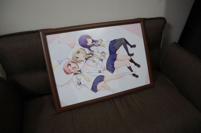 まんがタイムきらら展のゆゆ式複製原画が届いた まんがタイムきらら展のゆゆ式複製原画が届いた