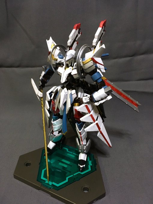 #みんなのミキシングガンプラを晒せよ ガンプラ以外とのミキシングと聞いて。【グリムゲルデ+「アクティヴレイド」エルフΣ #みんなのミキシングガンプラを晒せよ ガンプラ以外とのミキシングと聞いて。【グリムゲルデ+「アクティヴレイド」エルフΣ