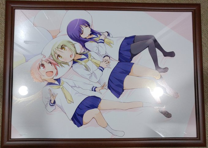 ゆゆ式複製原画額に入ってるのめっちゃ良心的 ゆゆ式複製原画額に入ってるのめっちゃ良心的