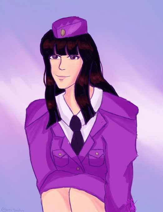 麻里 愛 | Asato Ai, from #KochiKame4 hour painting 麻里 愛 | Asato Ai, from #KochiKame4 hour painting