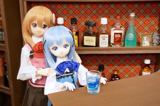 「妹ができました♪」「妹じゃないです」#深夜のドール撮影60分一本勝負1/23のお題は【なかよし】(過去)#gochiu 「妹ができました♪」「妹じゃないです」#深夜のドール撮影60分一本勝負1/23のお題は【なかよし】(過去)#gochiu