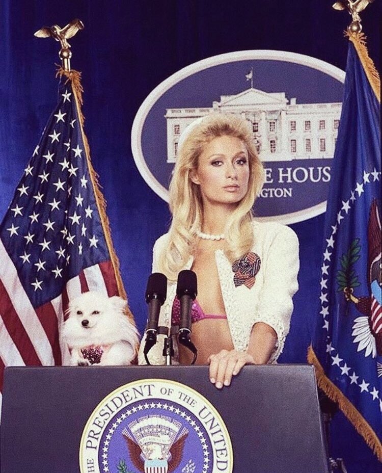 RT @HiltonEmpresses: .@ParisHilton is the only President I trust ???????????????? https://t.co/Kr7OlKKOFH