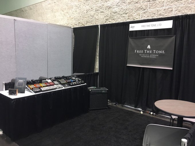 NAMM 2019の準備が整いました!1月24日~27日まで開催しています。FREE THE TONEのブースはHALL NAMM 2019の準備が整いました!1月24日~27日まで開催しています。FREE THE TONEのブースはHALL