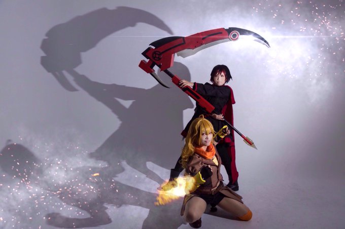 『RWBY』Ruby&Yang、Blake、Jauneカッコ良く撮って頂けたのです!特にお姉ちゃんとの写真、影ヤ 『RWBY』Ruby&Yang、Blake、Jauneカッコ良く撮って頂けたのです!特にお姉ちゃんとの写真、影ヤ