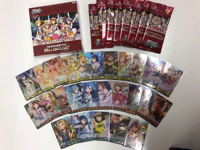 明日12月25日はWS「アイドルマスター ミリオンライブ!」発売7時開店です!!シングル、パック充分に用意して皆様のご来 明日12月25日はWS「アイドルマスター ミリオンライブ!」発売7時開店です!!シングル、パック充分に用意して皆様のご来