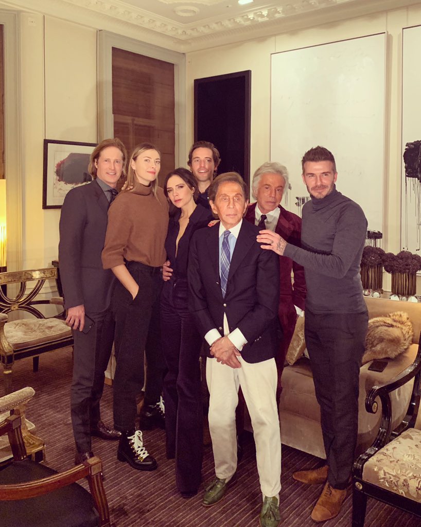 Not your casual Thursday night dinner ???? Thank you Mr Valentino and GianCarlo for such a beautiful dinner. https://t.co/x5qicx9P9F