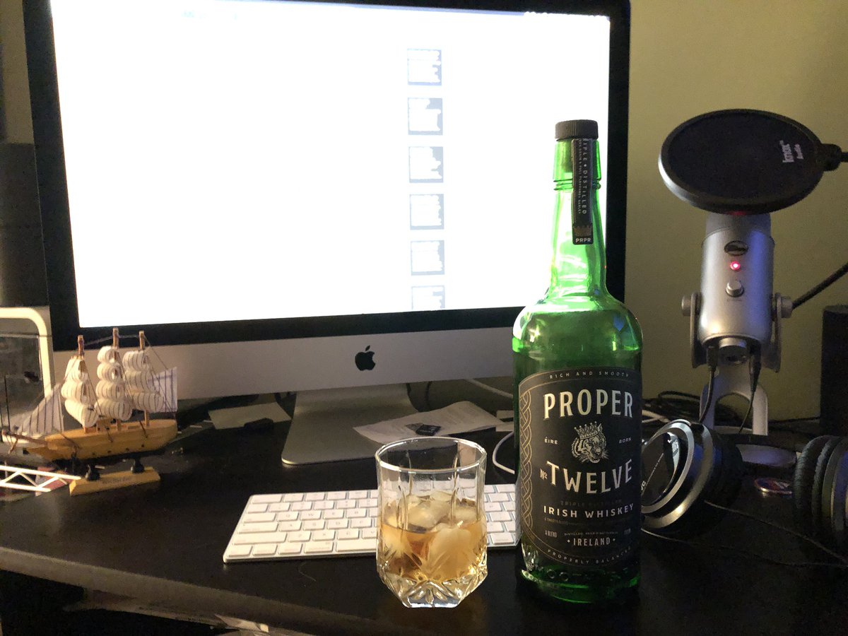 RT @teslatidbits: Production of tonight's show is being fueled by @ProperWhiskey.  Love this stuff! https://t.co/ahCAuDlP1z