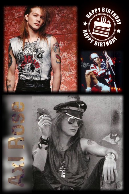 Axl Rose’s Birthday Celebration | HappyBday.to