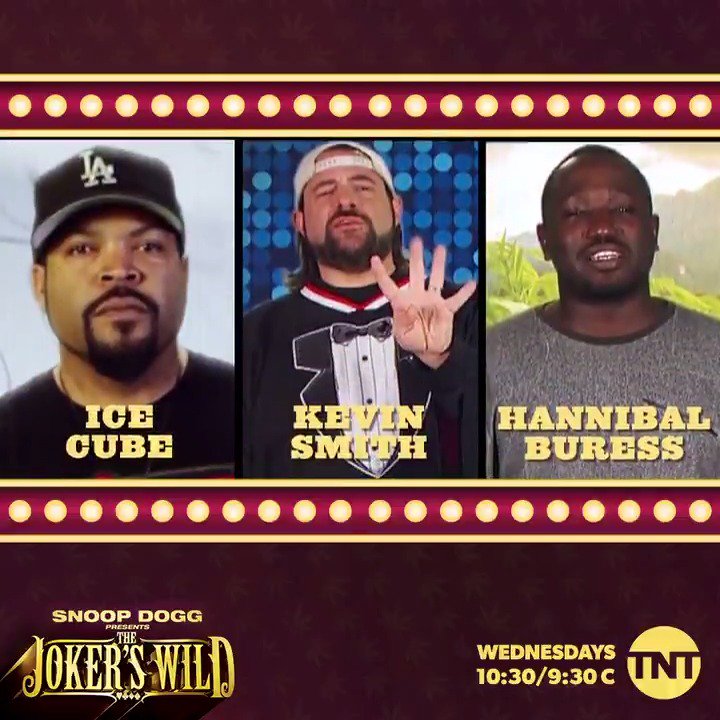 we got an all star lineup tonite on #JokersWild ???????????? 1030/930c on TNT ! @icecube @ThatKevinSmith @hannibalburess https://t.co/PAy6Iwy5kA