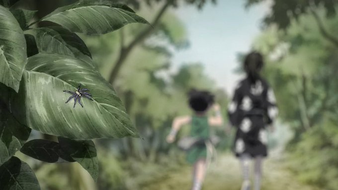 「#どろろ」7話命の重さに人も虫も変わりない。弥二郎の声は耳を取り戻した百鬼丸に届いたからこそ絡新婦も助けられたんだと。 「#どろろ」7話命の重さに人も虫も変わりない。弥二郎の声は耳を取り戻した百鬼丸に届いたからこそ絡新婦も助けられたんだと。