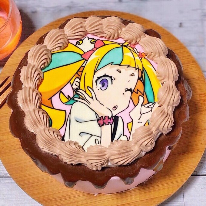 ハッピーバレンタイン♪(何がハッピーなのかwww)「キズナイーバー」の新山仁子ちゃんのキャラケーキ作ったよ♡♡ドリップチ ハッピーバレンタイン♪(何がハッピーなのかwww)「キズナイーバー」の新山仁子ちゃんのキャラケーキ作ったよ♡♡ドリップチ