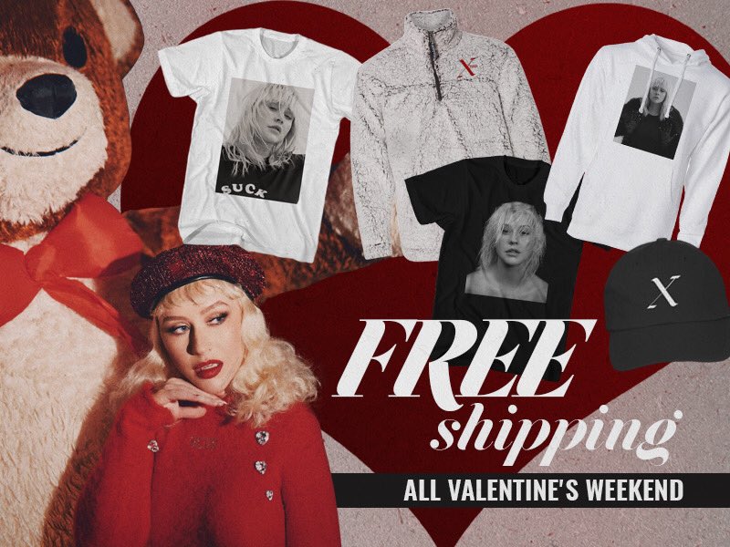 ???? free shipping for merch all valentine’s weekend —  https://t.co/ZxmVMQr8z1 ????❤️ https://t.co/tHQd9tqBCf