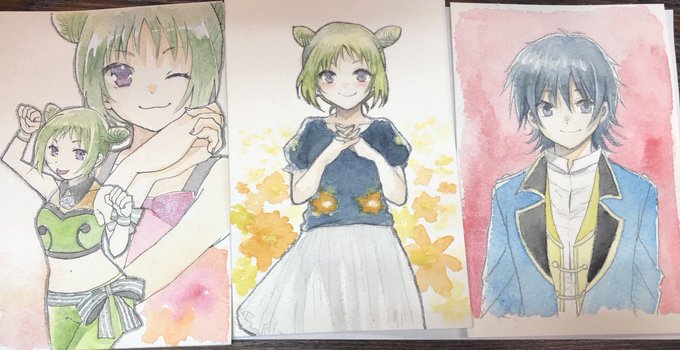 今日のプリティーリズム ホビー会落書きの成果💪💪水彩画 落書き 今日のプリティーリズム ホビー会落書きの成果💪💪水彩画 落書き