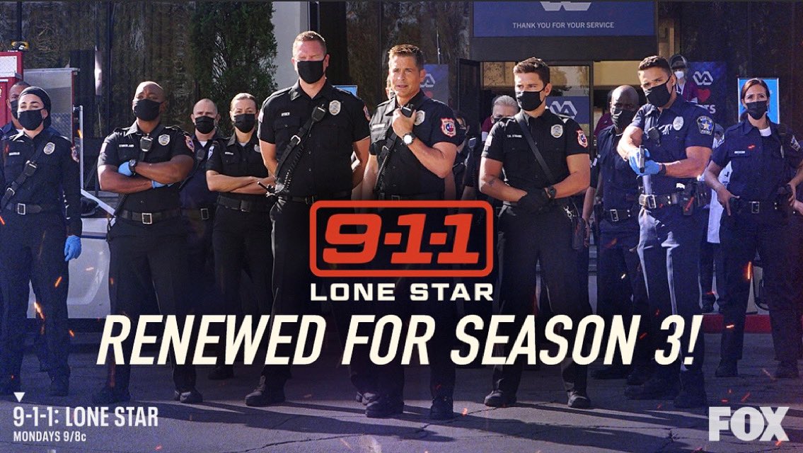 A big thank you to all our fans who have made our show such a success!  @911LoneStar @FOXTV 