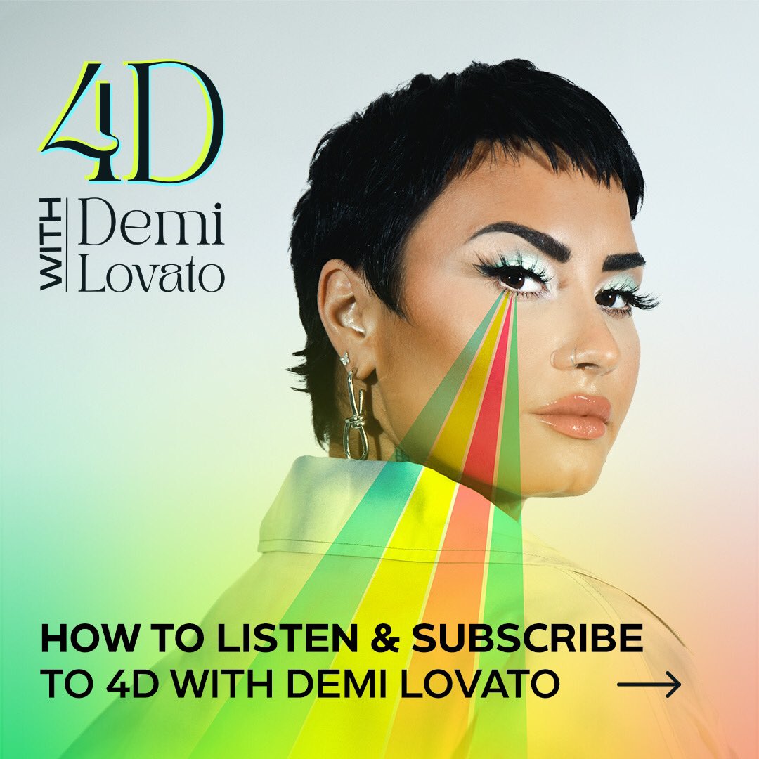 Episode 1 of #4DwithDemi is NOW LIVE wherever you listen to your podcasts!! 💖🛸  