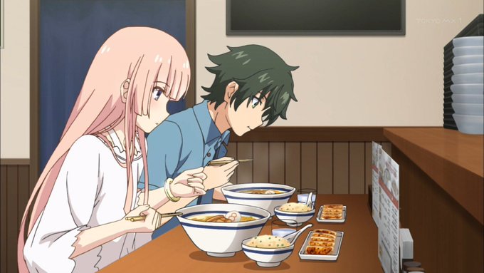 #gaf_anime#VGオーバードレス そういやガーリィ・エアフォースでも8番ラーメン出てたけど、overdress共 #gaf_anime#VGオーバードレス そういやガーリィ・エアフォースでも8番ラーメン出てたけど、overdress共