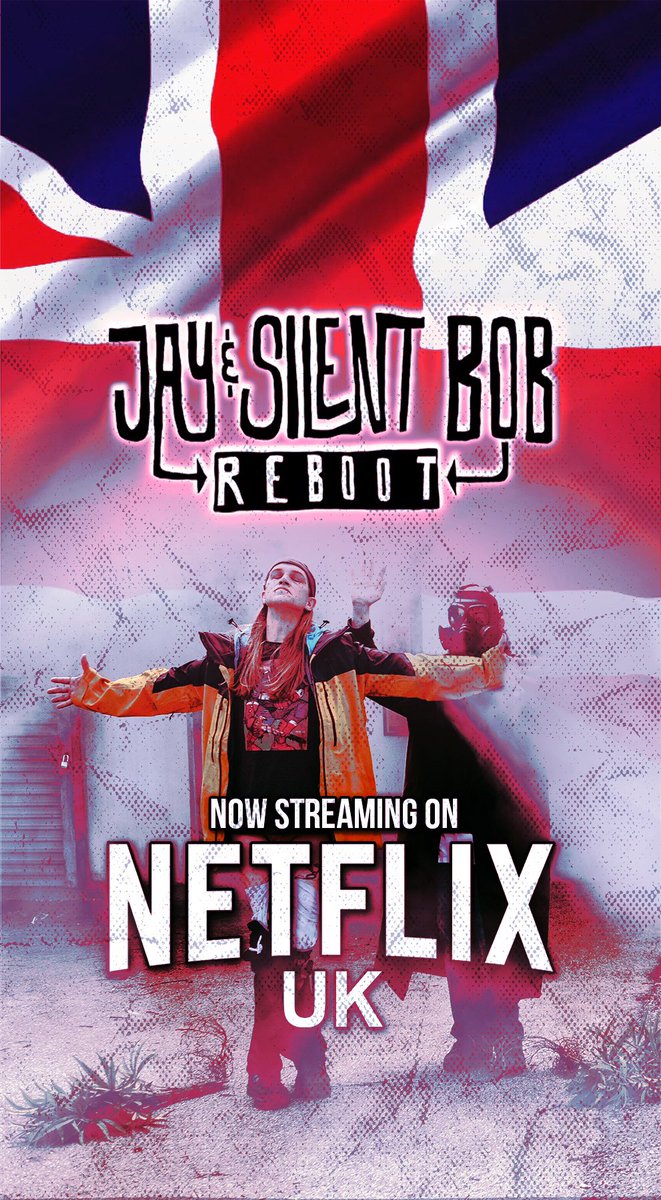 JAY & SILENT BOB REBOOT
is now on @NetflixUK!
That’s it.
That’s the Tweet. 