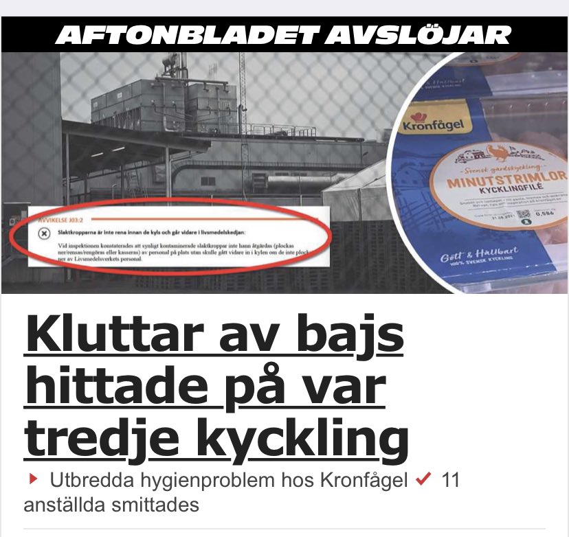 Kronfågel inför det gamla bevingade ordspråket ”lite skit rensar magen” i nästa reklamkampanj . 