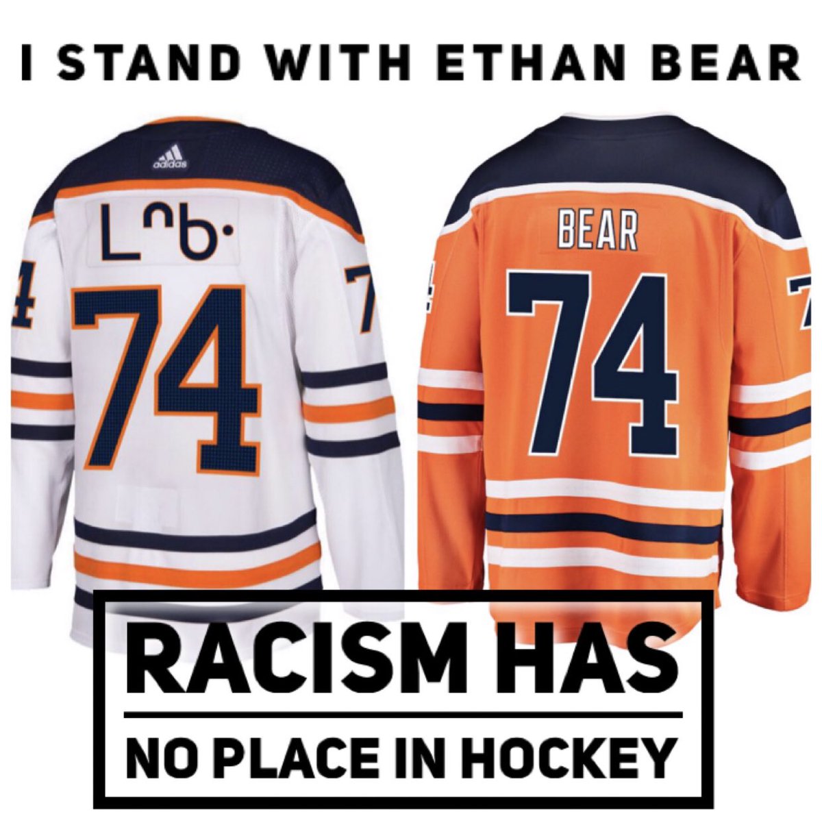 Edmonton Oilers defenseman Ethan Bear speaks up against racism