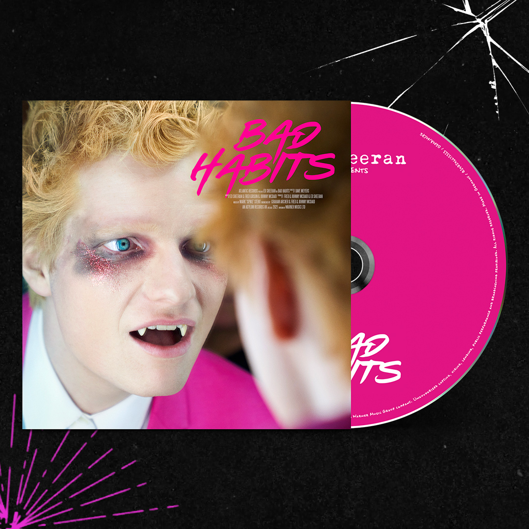 #BadHabits limited edition CD singles available to pre-order now at  