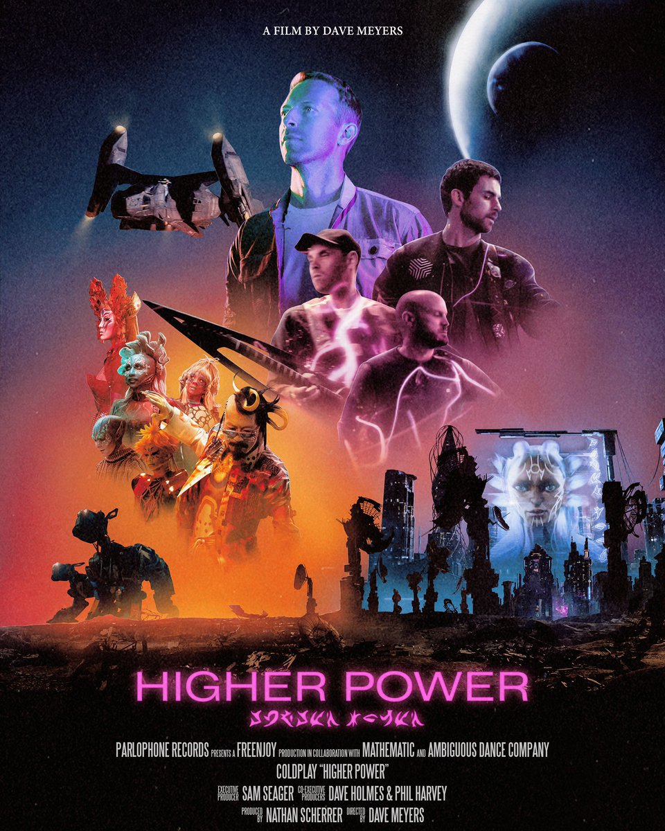 #HigherPower video ⚡️⚡️ premiere at  on Tuesday 8 June, 9am PT, 12pm ET, 5pm BST 🚀 PH 