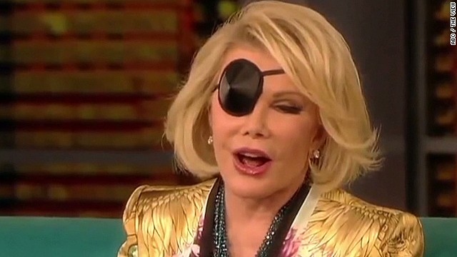 #TBT from Melissa Rivers: Get your cataracts fixed, but make it fashion! 