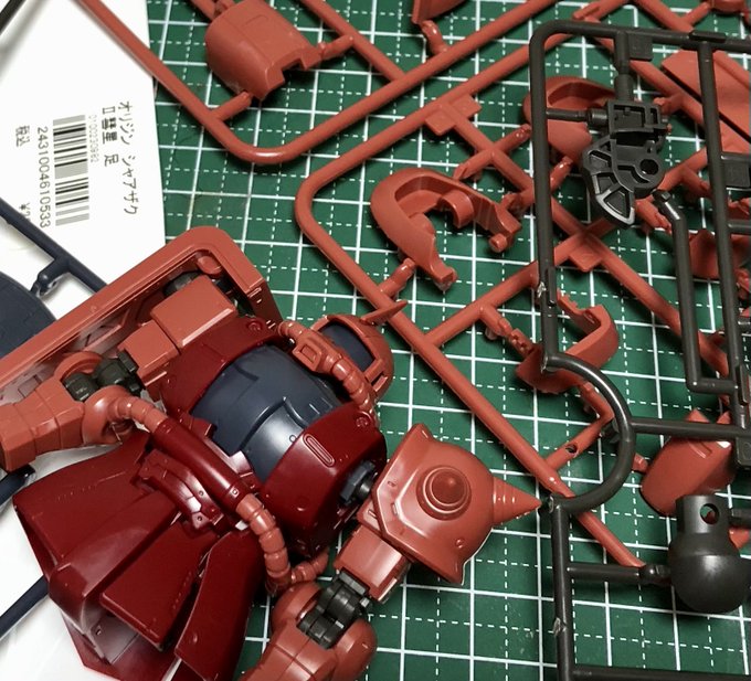 パーツ売りの寄せ集めでオリジン💫赤い彗星シャアザクを組み立て中🤗#ガンプラ #ガンダムオリジン パーツ売りの寄せ集めでオリジン💫赤い彗星シャアザクを組み立て中🤗#ガンプラ #ガンダムオリジン
