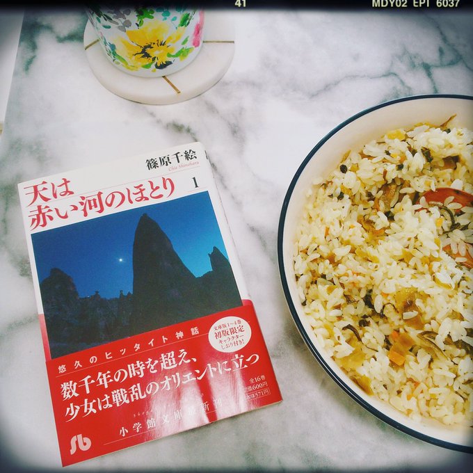 高菜チャーハンリベンジしながら実家から連れて帰ってきての再履修。画像は文庫版ですが、通常の単行本購入から一度も手放してい 高菜チャーハンリベンジしながら実家から連れて帰ってきての再履修。画像は文庫版ですが、通常の単行本購入から一度も手放してい