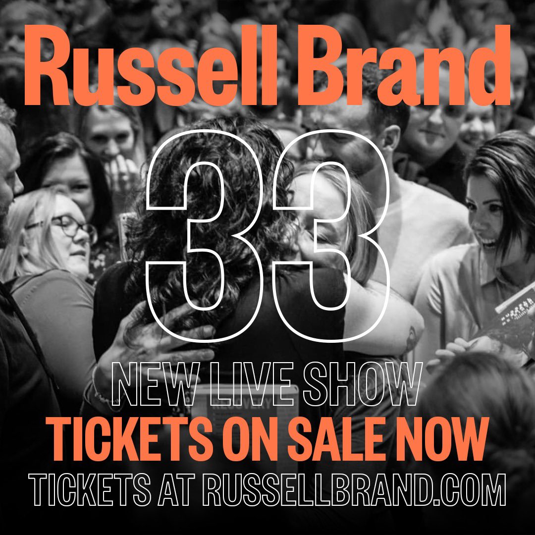 Are you coming to my new LIVE show? ‘33’ - Tickets available here!  