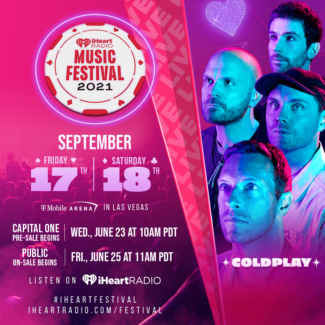 #iHeartFestival // September 2021 // Vegas // Ticket info:  // @iHeartRadio 