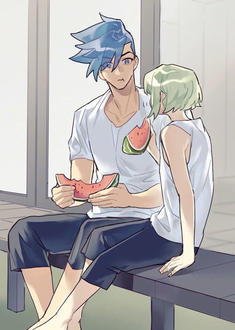 夏天🍉#リオガロ #プロメア #PROMARE 夏天🍉#リオガロ #プロメア #PROMARE