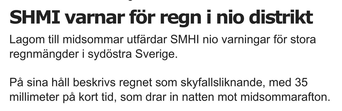 Kanske dags att rikta en miss(sommar)troendeförklaring? 