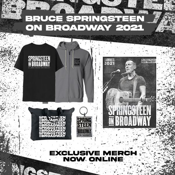 New merch from Springsteen On Broadway now available at  