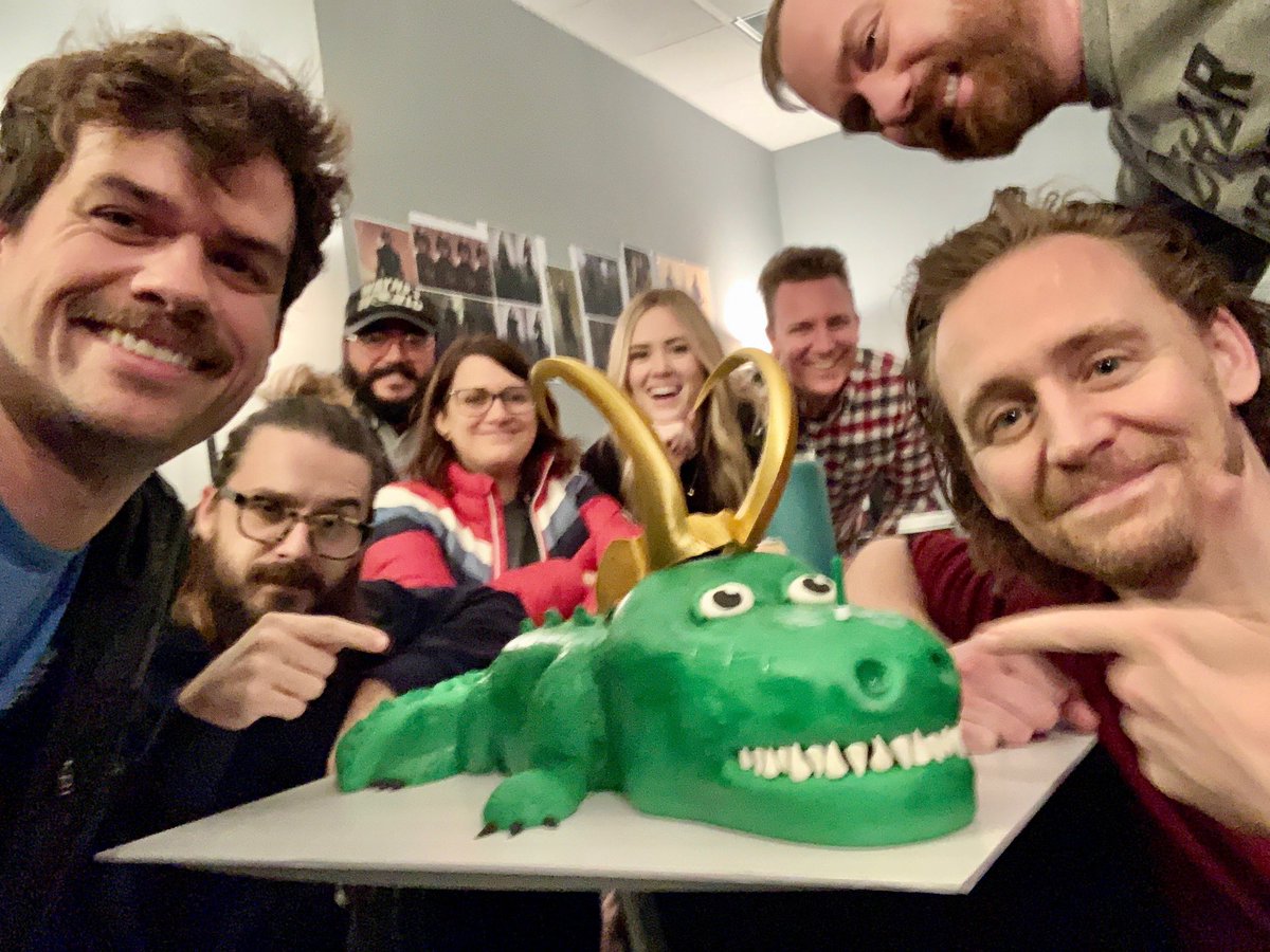 Behind The Scenes Hilarious Alligator cake picture.