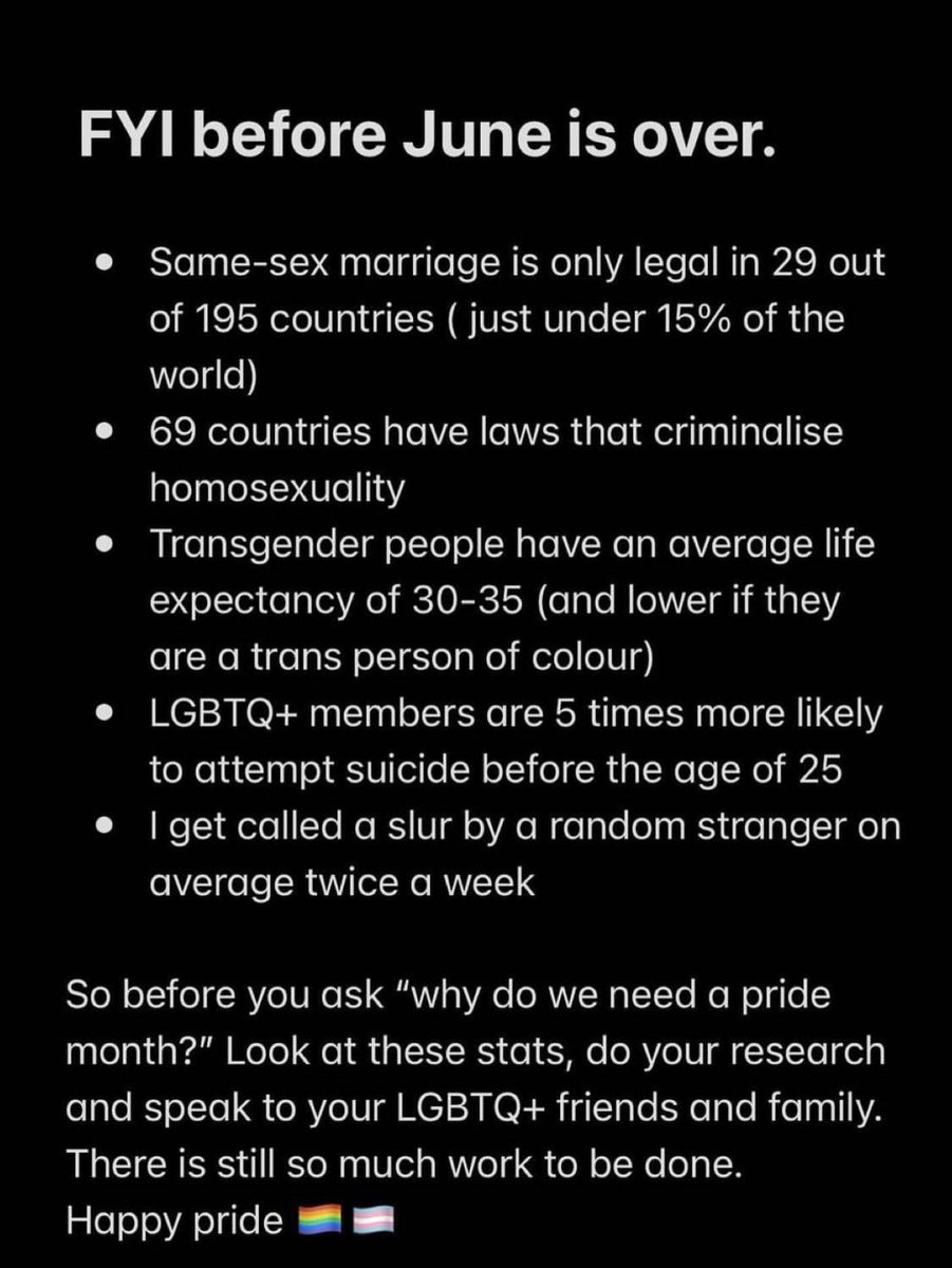 Läs detta. Och fråga aldrig varför Pride behövs. ❤️ 