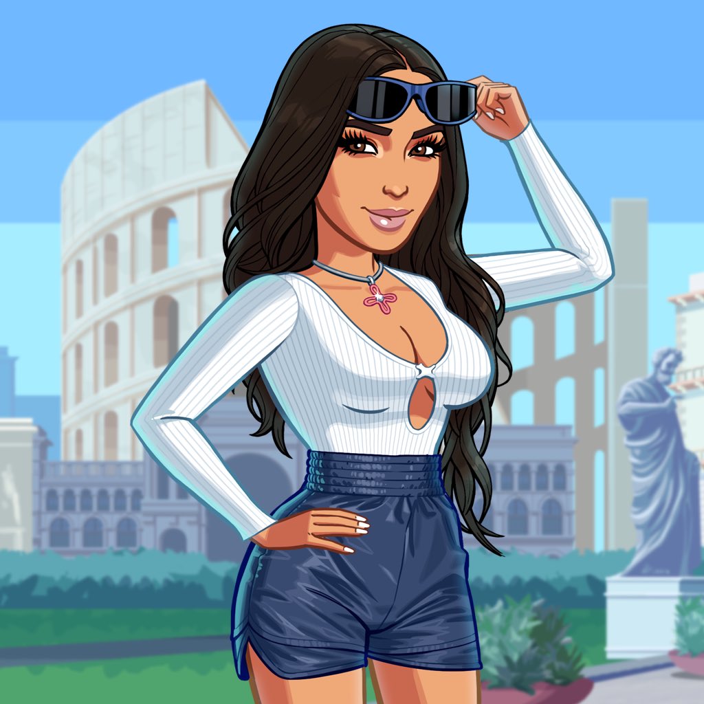 Travel around the world and visit Rome in Kim Kardashian: Hollywood! @KKHOfficial  