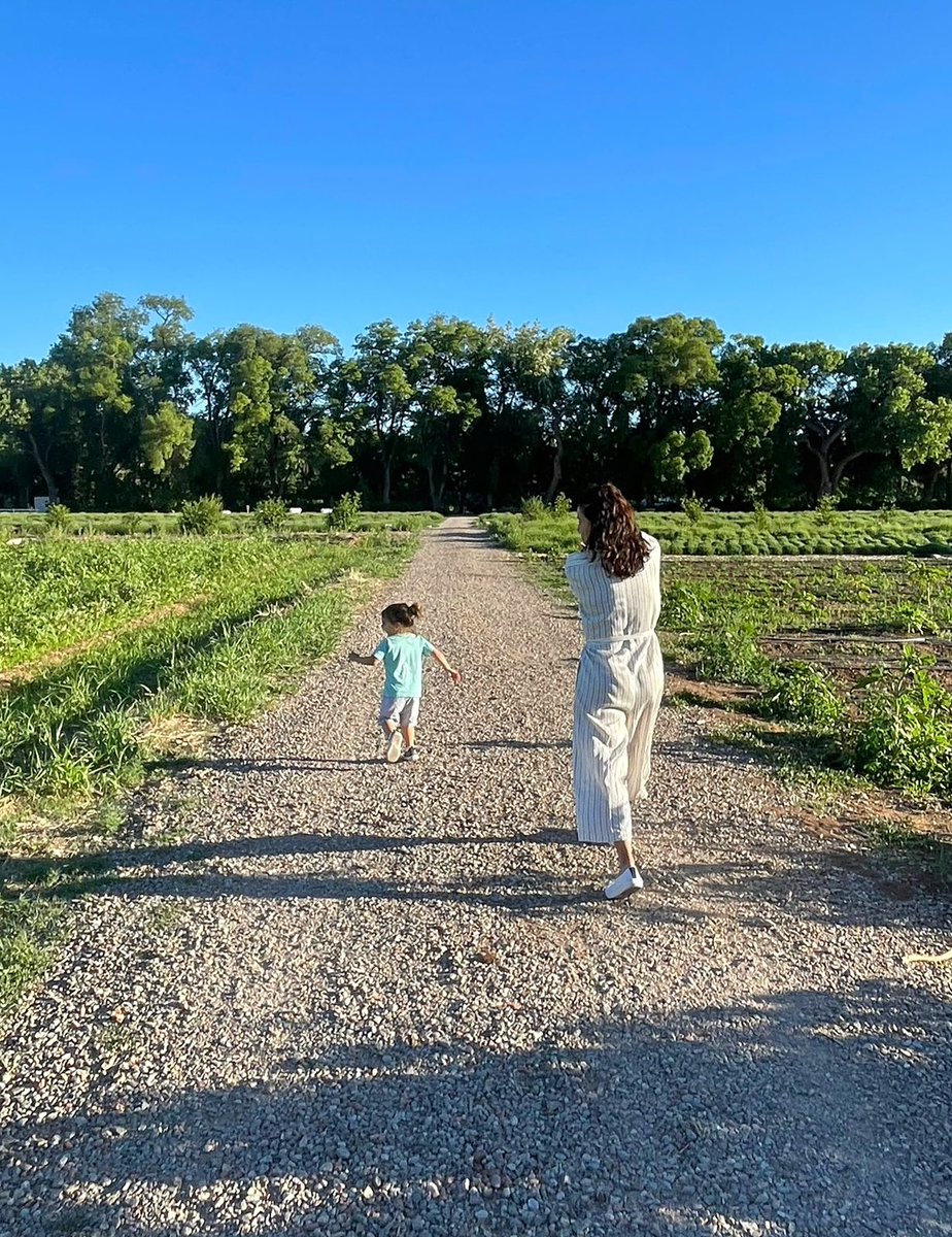 Morning walks with my little 🤍🤍🤍 