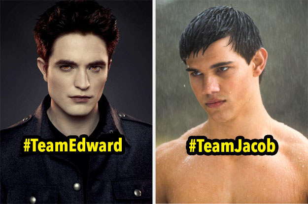 So we’re back to this again - team Edward or Jacob???? 
