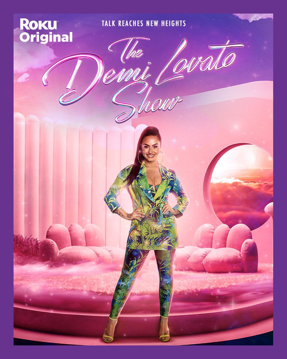 #TheDemiLovatoShow streaming July 30, only on #TheRokuChannel 💖☁️🌅 Trailer coming soon! 