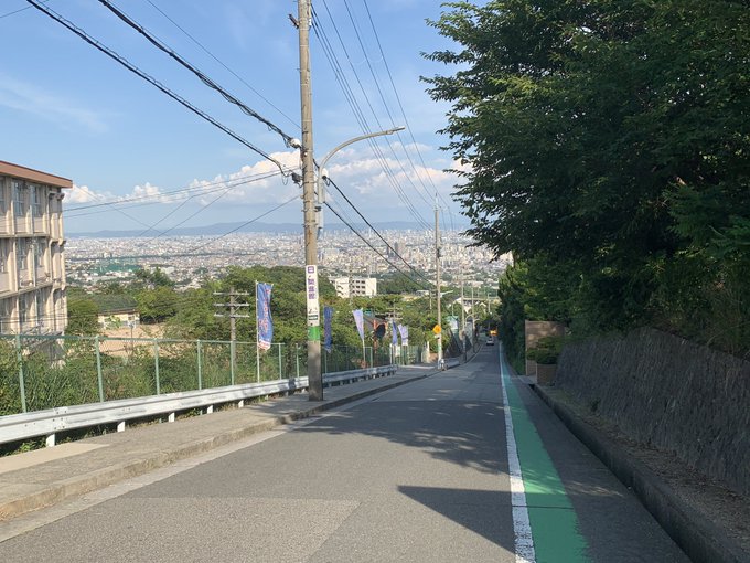 今日のハルヒ坂。暑かった! 今日のハルヒ坂。暑かった!