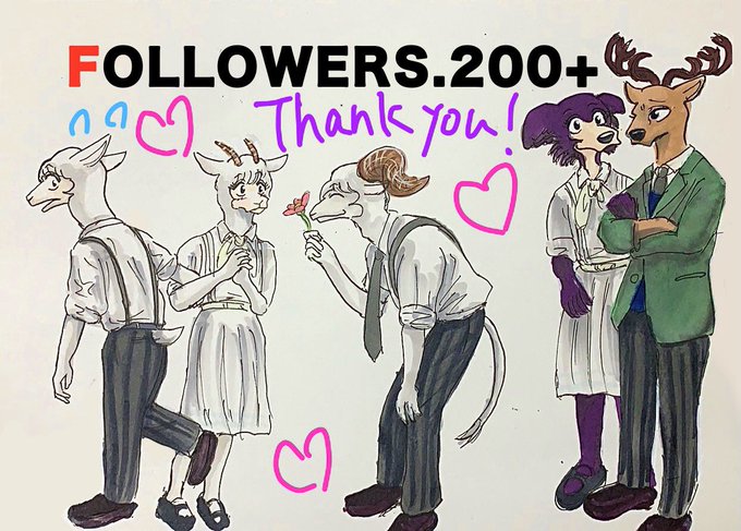 遅くなりましたがフォロワー200人記念絵✨今後ともよろしくお願いします😭🙏💕推しキャラ、推しカプを詰め込んだ自分得な空間 遅くなりましたがフォロワー200人記念絵✨今後ともよろしくお願いします😭🙏💕推しキャラ、推しカプを詰め込んだ自分得な空間