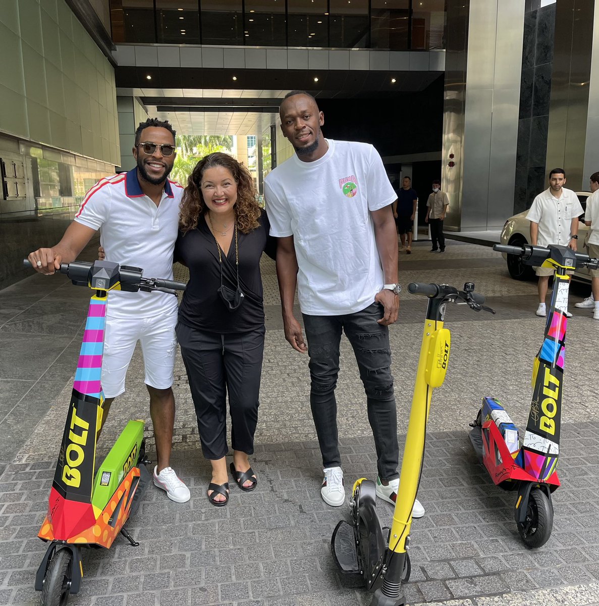 Always great catching up with my @Bolt_Now family 🛴🙌🏿⚡️ 