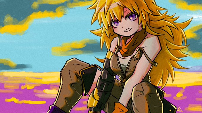 ぐぬぬ、不本意ながら過去絵でおいわい…ヤン姉おめでとう! #YangXiaoLong #RWBY ぐぬぬ、不本意ながら過去絵でおいわい…ヤン姉おめでとう! #YangXiaoLong #RWBY