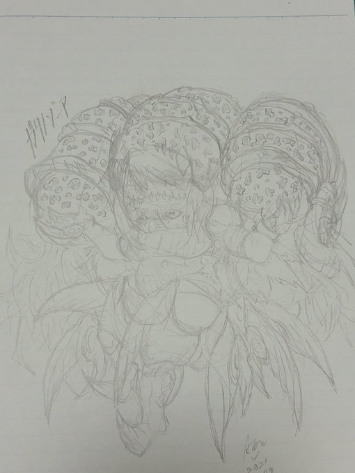 ガタノゾーア描きました。#ウルトラマン #ウルトラ怪獣 #擬人化 #怪獣娘 #今日の怪獣娘 何年ぶりかにガタノゾーアを描 ガタノゾーア描きました。#ウルトラマン #ウルトラ怪獣 #擬人化 #怪獣娘 #今日の怪獣娘 何年ぶりかにガタノゾーアを描