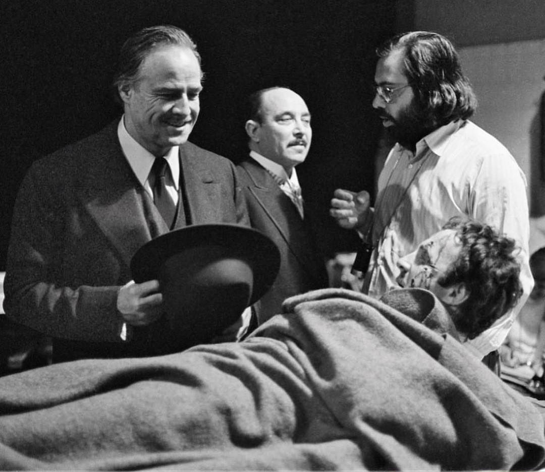 In between takes on THE GODFATHER.. https://t.co/6vdFCszySC